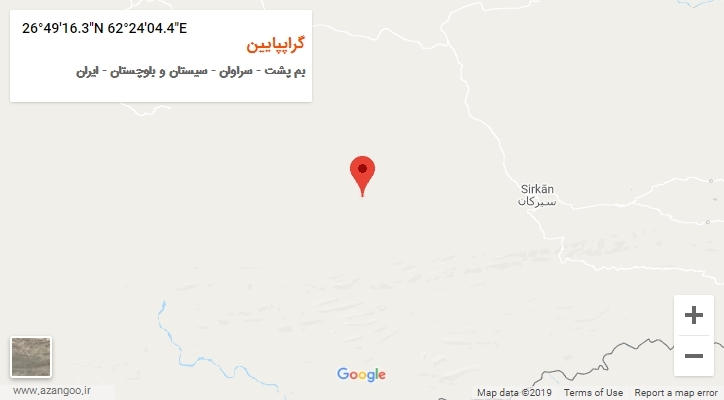 روستای گراپپایین بر روی نقشه