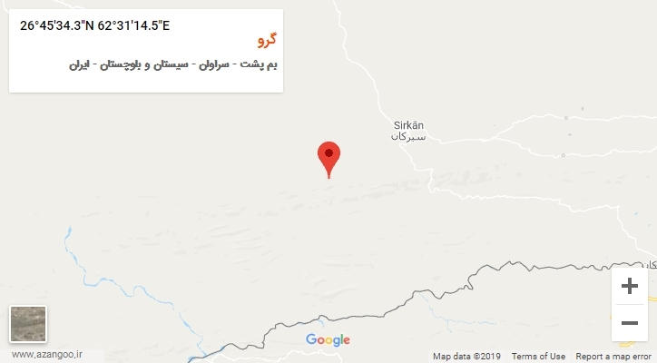 روستای گرو بر روی نقشه