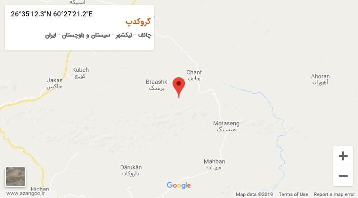 روستای گروکدپ بر روی نقشه