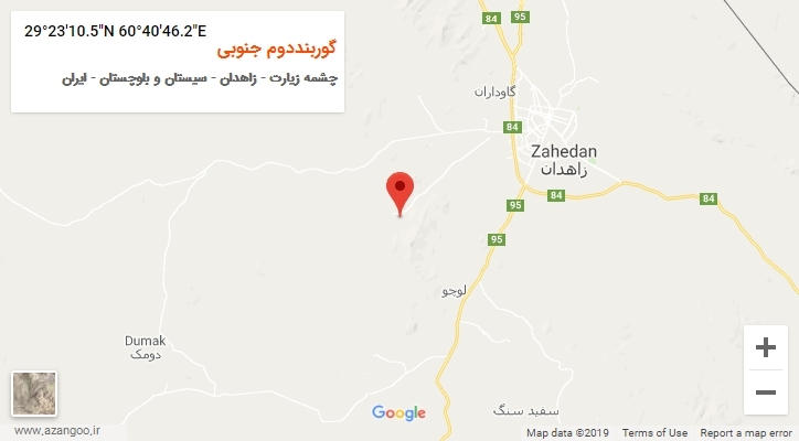 روستای گوربنددوم جنوبی بر روی نقشه