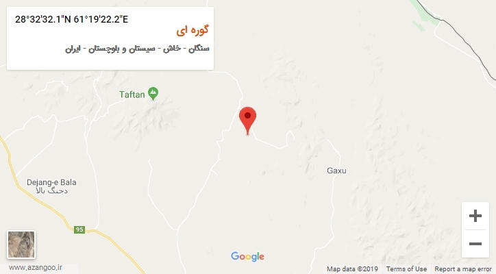روستای گوره ای بر روی نقشه