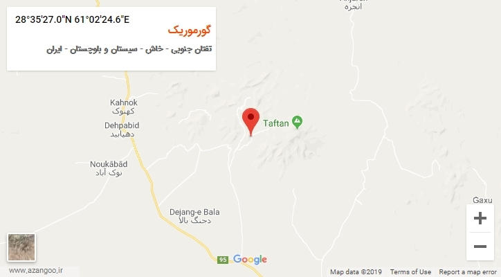 روستای گورموریک بر روی نقشه