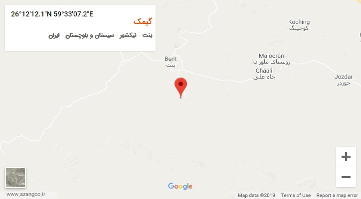 روستای گیمک بر روی نقشه