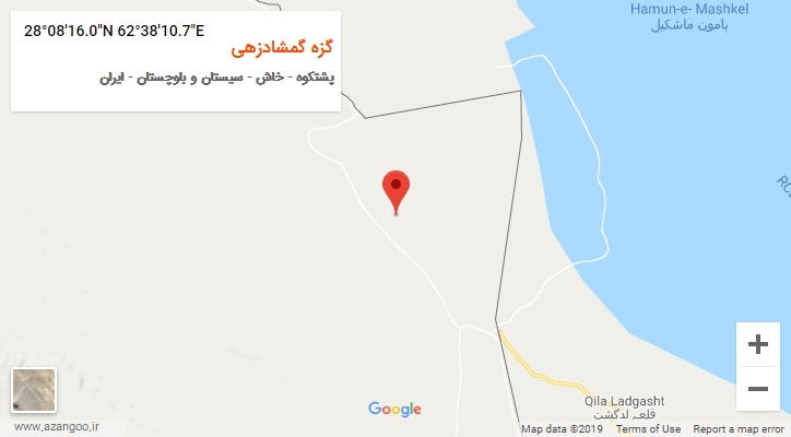 روستای گزه گمشادزهی بر روی نقشه