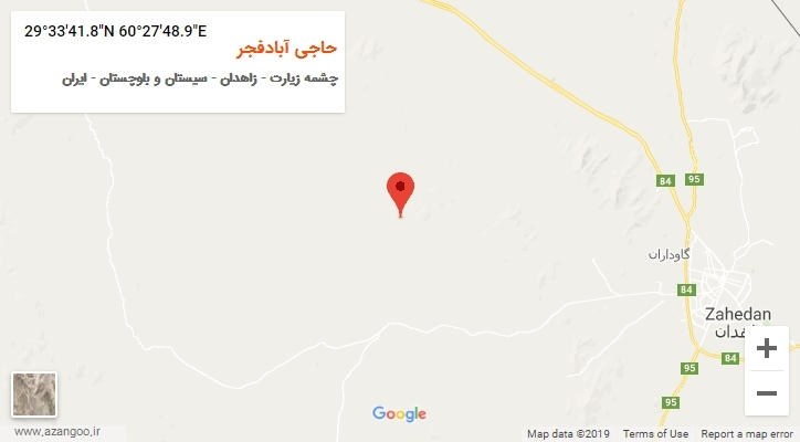 روستای حاجی آبادفجر بر روی نقشه