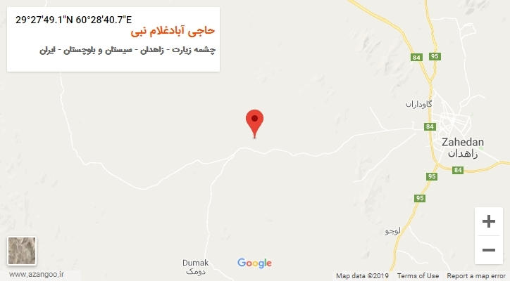 روستای حاجی آبادغلام نبی بر روی نقشه