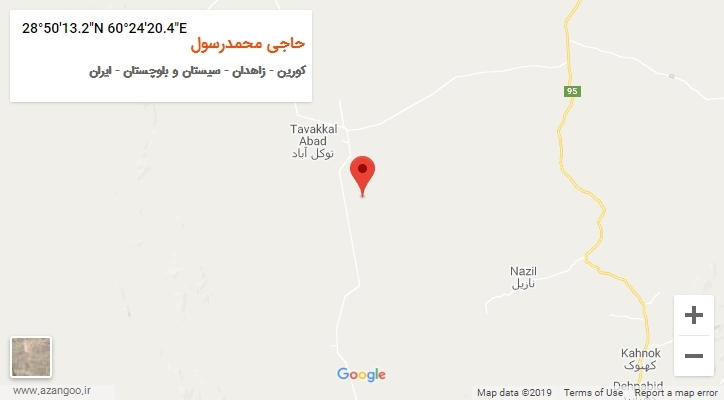 روستای حاجی محمدرسول بر روی نقشه