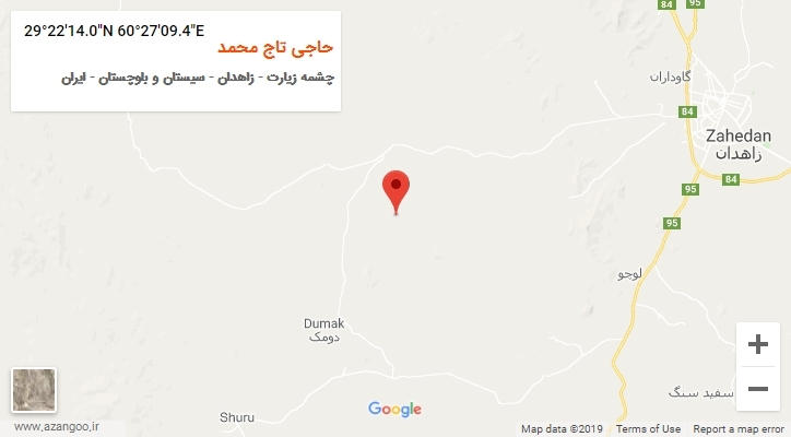 روستای حاجی تاج محمد بر روی نقشه