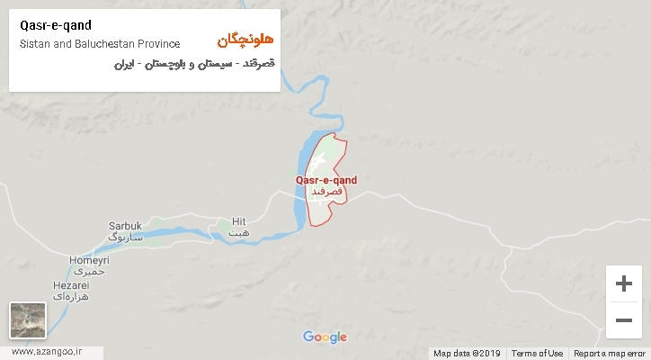 دهستان هلونچگان بر روی نقشه