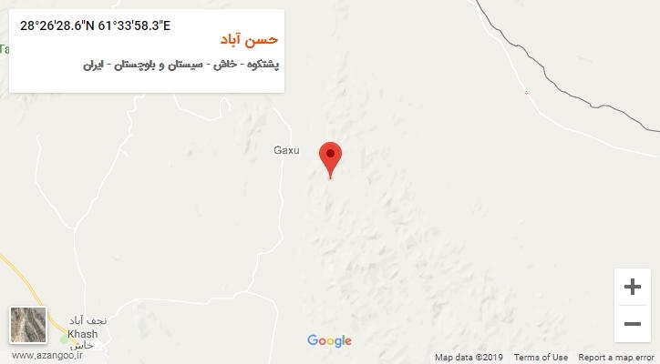 روستای حسن آباد بر روی نقشه