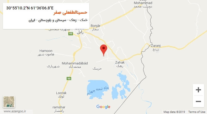روستای حسینالطفعلی صفر بر روی نقشه