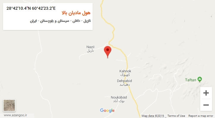 روستای هول مادیان بالا بر روی نقشه