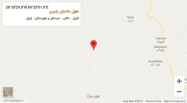 روستای هول مادیان پایین بر روی نقشه