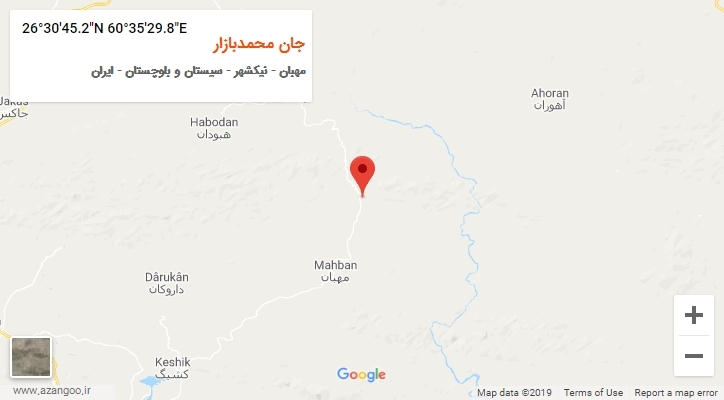 روستای جان محمدبازار بر روی نقشه
