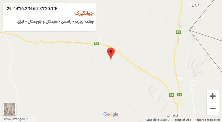 روستای جهانگیرک بر روی نقشه