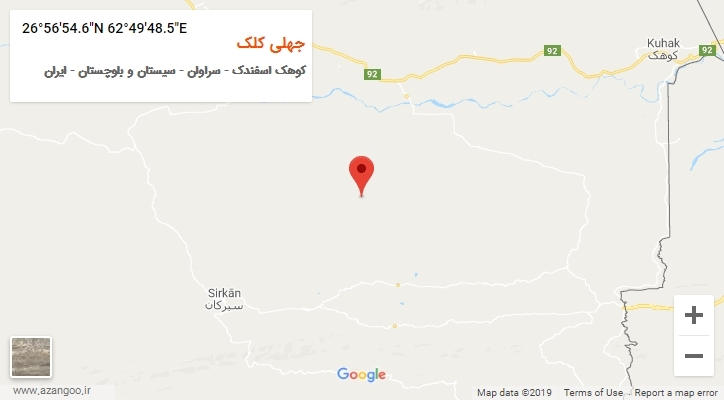 روستای جهلی کلک بر روی نقشه