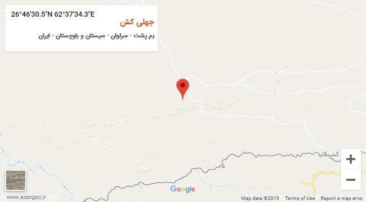 روستای جهلی کش بر روی نقشه