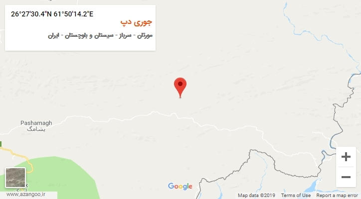 روستای جوری دپ بر روی نقشه