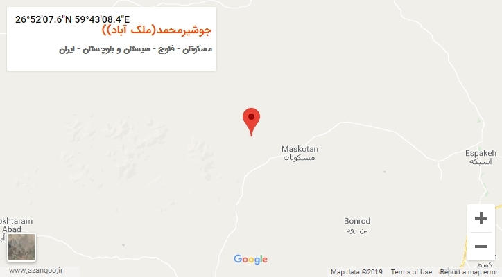 روستای جوشیرمحمد(ملک آباد)) بر روی نقشه