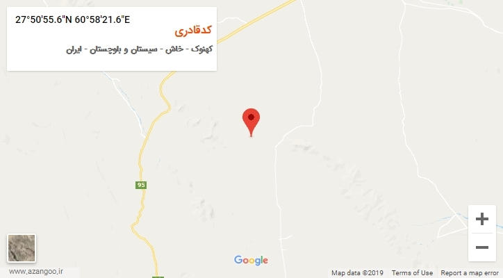 روستای کدقادری بر روی نقشه