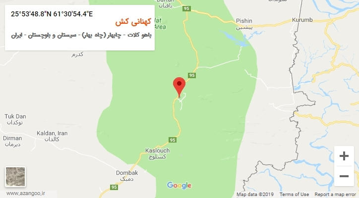 روستای کهنانی کش بر روی نقشه