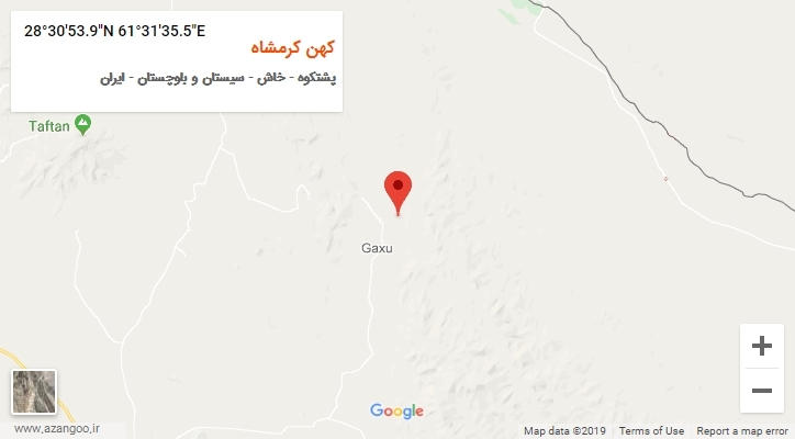 روستای کهن کرمشاه بر روی نقشه