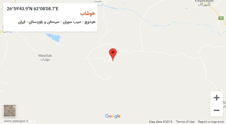روستای خوشاب بر روی نقشه