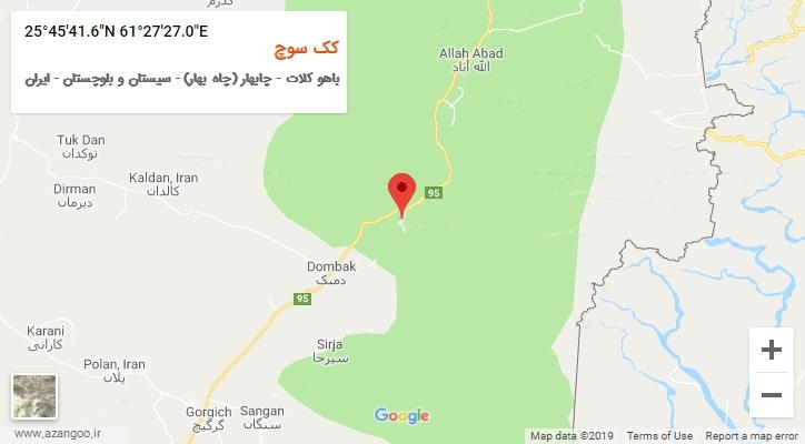 روستای کک سوچ بر روی نقشه