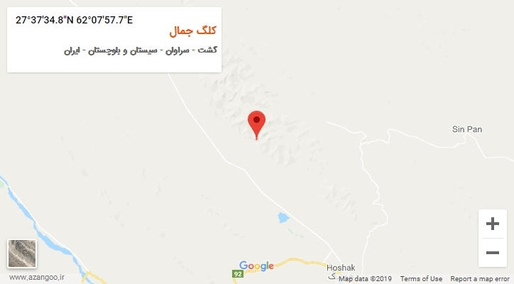 روستای کلگ جمال بر روی نقشه