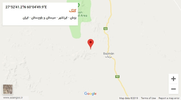 روستای کلک بر روی نقشه