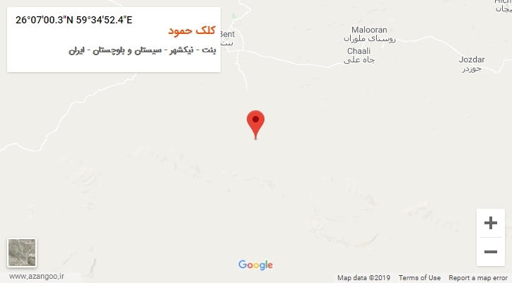 روستای کلک حمود بر روی نقشه