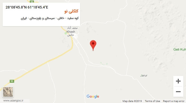 روستای کلکلی نو بر روی نقشه