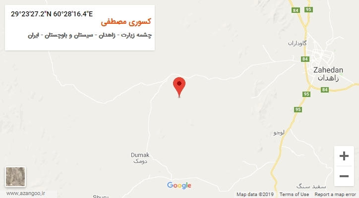 روستای کسوری مصطفی بر روی نقشه