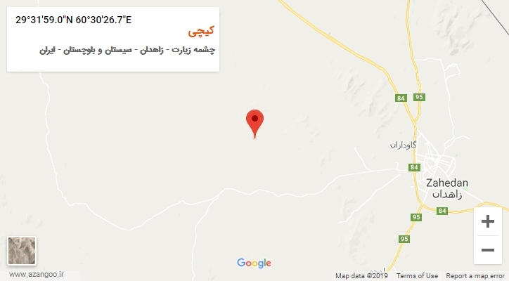 روستای کیچی بر روی نقشه