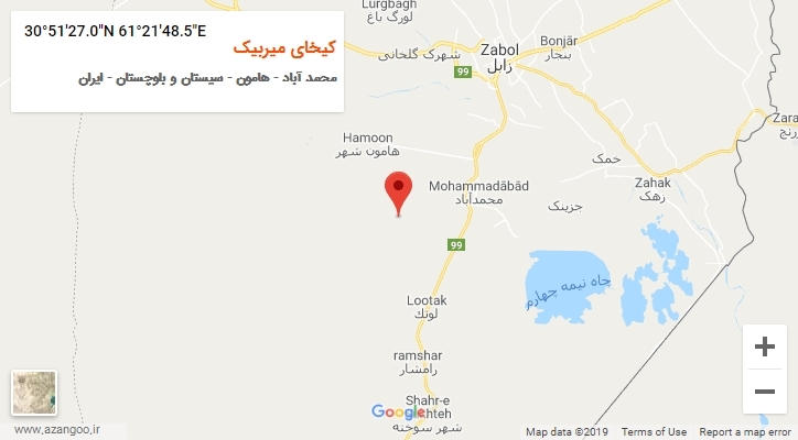 روستای کیخای میربیک بر روی نقشه