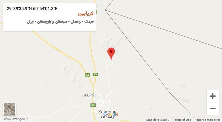 روستای لارپایین بر روی نقشه