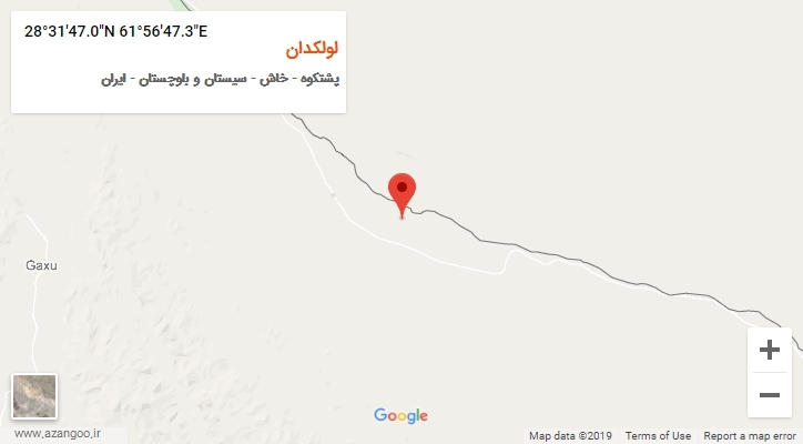 روستای لولکدان بر روی نقشه