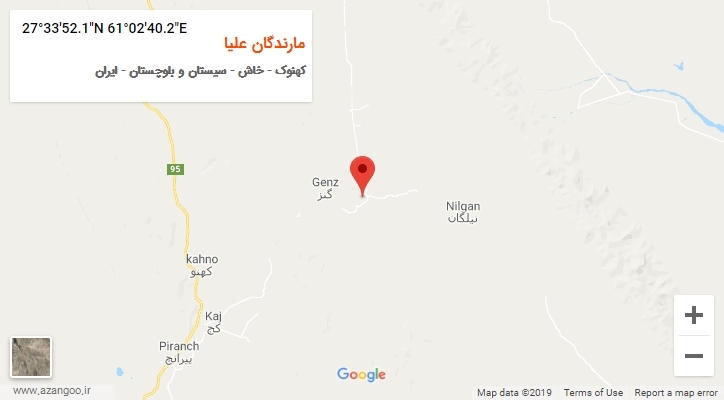 روستای مارندگان علیا بر روی نقشه