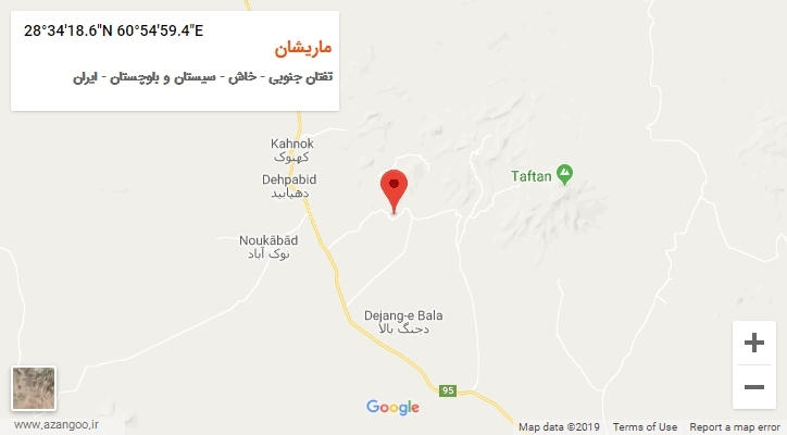 روستای ماریشان بر روی نقشه