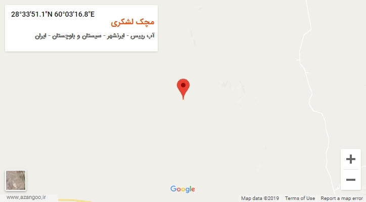 روستای مچک لشکری بر روی نقشه