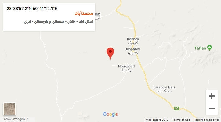 روستای محمدآباد بر روی نقشه