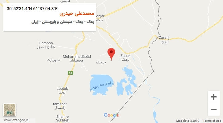 روستای محمدعلی حیدری بر روی نقشه