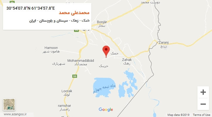 روستای محمدعلی محمد بر روی نقشه