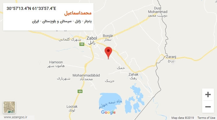 روستای محمداسماعیل بر روی نقشه