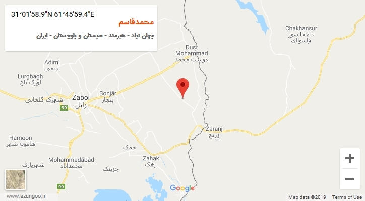 روستای محمدقاسم بر روی نقشه