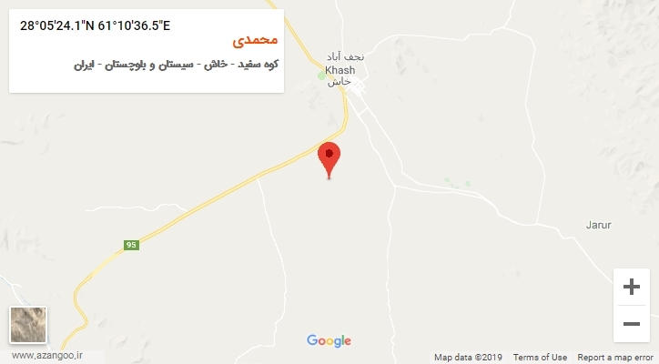 روستای محمدی بر روی نقشه
