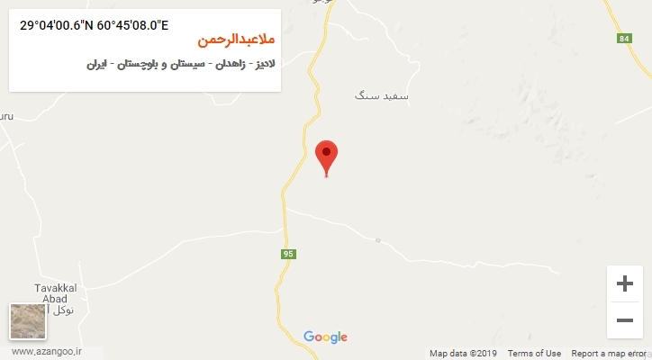 روستای ملاعبدالرحمن بر روی نقشه