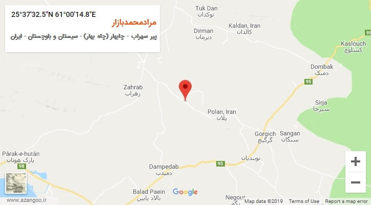 روستای مرادمحمدبازار بر روی نقشه