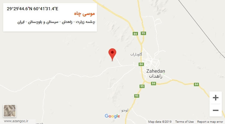 روستای موسی چاه بر روی نقشه