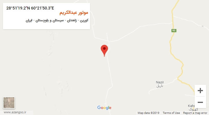 روستای موتور عبدالکریم بر روی نقشه